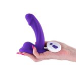 Colours Curve Vibrating 5" Dildo - Purple - Image 3