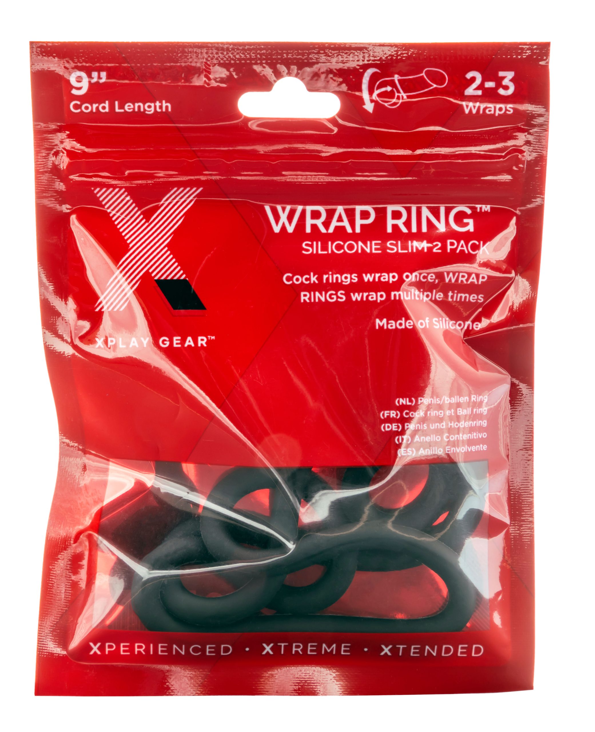 iMNwfGtyTX8SoFKN4qUDHbEITc47d2MR Xplay Silicone 9 Inch Thin Wrap Ring - Image 1