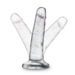 Naturally Yours - 5.5 Inch Glitter Dong - Sparkling Clear - Image 9