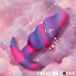 Unicorn Swirl Silicone Butt Plug - Medium - Image 2