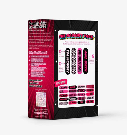 iSIy6vdV Naughty Naughty XXX Ouchie Stix Bandages40pack - Image 1