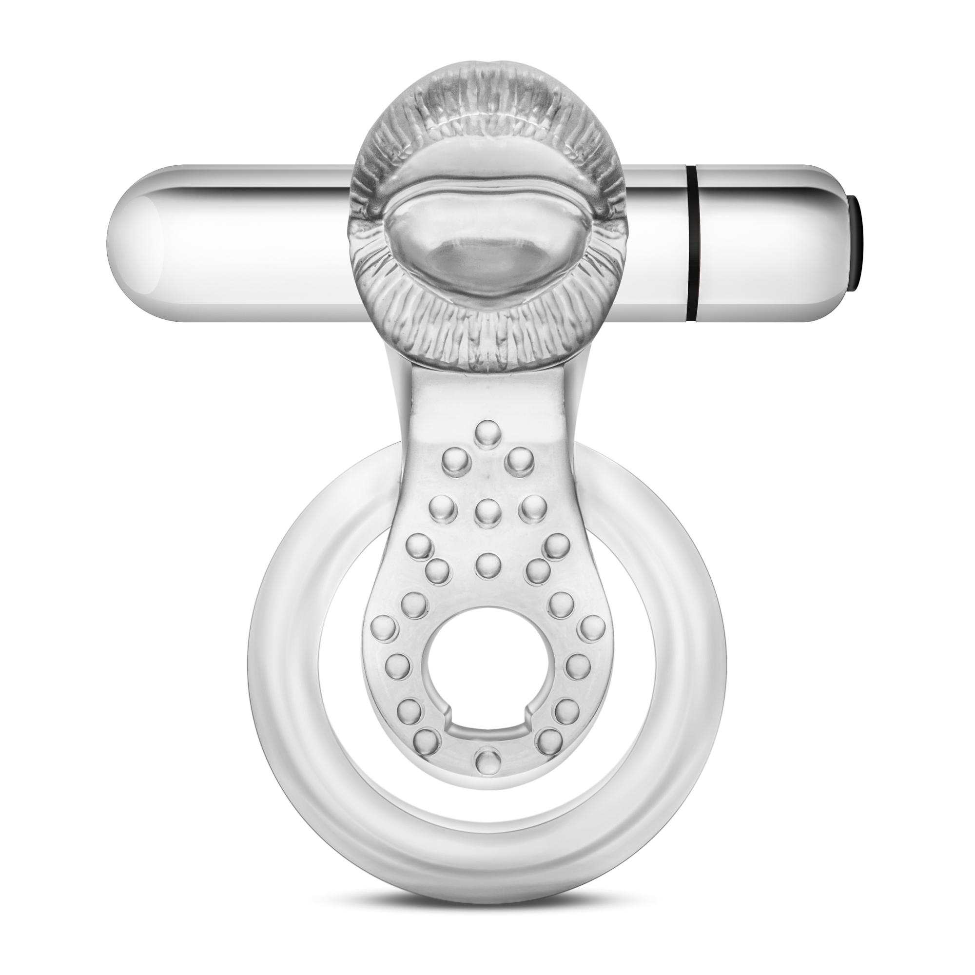 iXEi8g36s6RdpmYoLwGneVnPoBYoi6S7 Stay Hard - 10 Function Vibrating Tongue Ring - Clear - Image 1