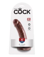 King Cock 6-Inch Cock - Brown - Image 4