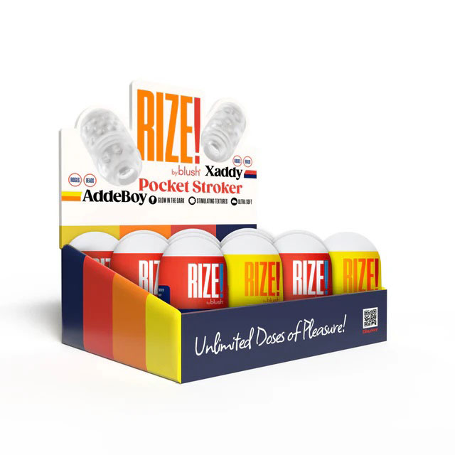 iclJDYaP Rize - the Pill Mini Stroker - 12 Pack Display - Image 1