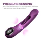 Tempo App-Controlled Tapping G-Spot Vibrator - Purple - Image 2