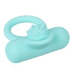 Silicone Rechargeable Nubby Lover's Delight - Blue - Image 7