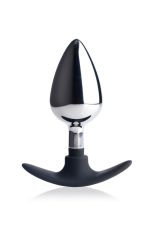 Dark Invader Metal and Silicone Anal Plug - Large - Image 5