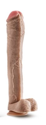 Dr. Skin - Mr. Ed - 13 Inch Dildo With Balls - Beige - Image 3
