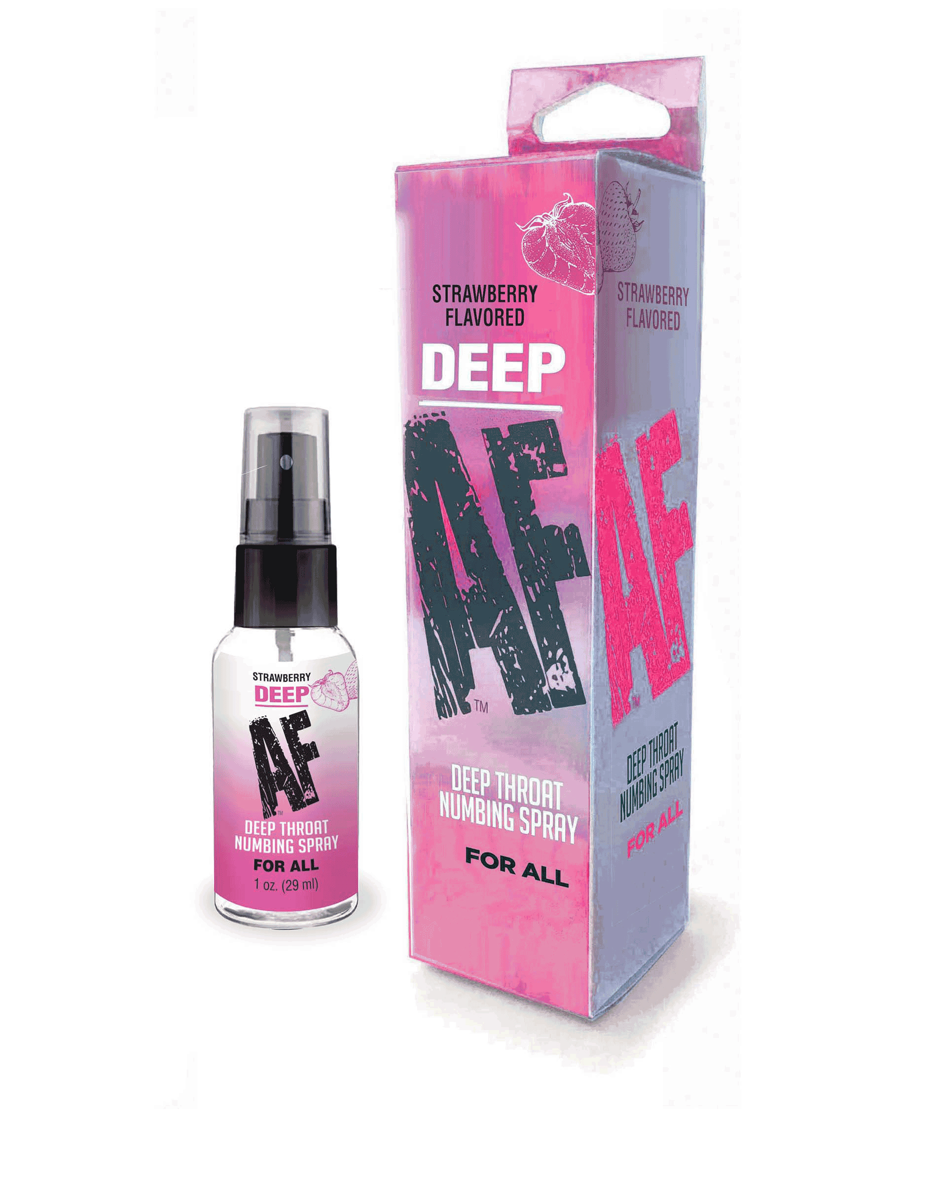 ioPNq5ib5KClmXqsqD14r8vr1IJhgW7m Deep Af Numbing Throat Spray 1 Oz - Strawberry - Image 1