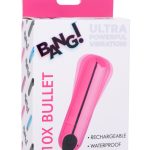 10x Rechargeable Vibrating Metallic Bullet - Pink