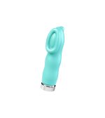 Luv Plus Rechargeable Mini Vibe - Tease Me Turquoise - Image 2
