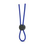 Stay Hard - Silicone Loop Cock Ring - Blue - Image 2
