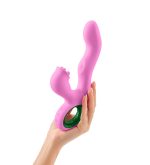Pallina Triple-Action Rabbit Vibrator - Pink - Image 3