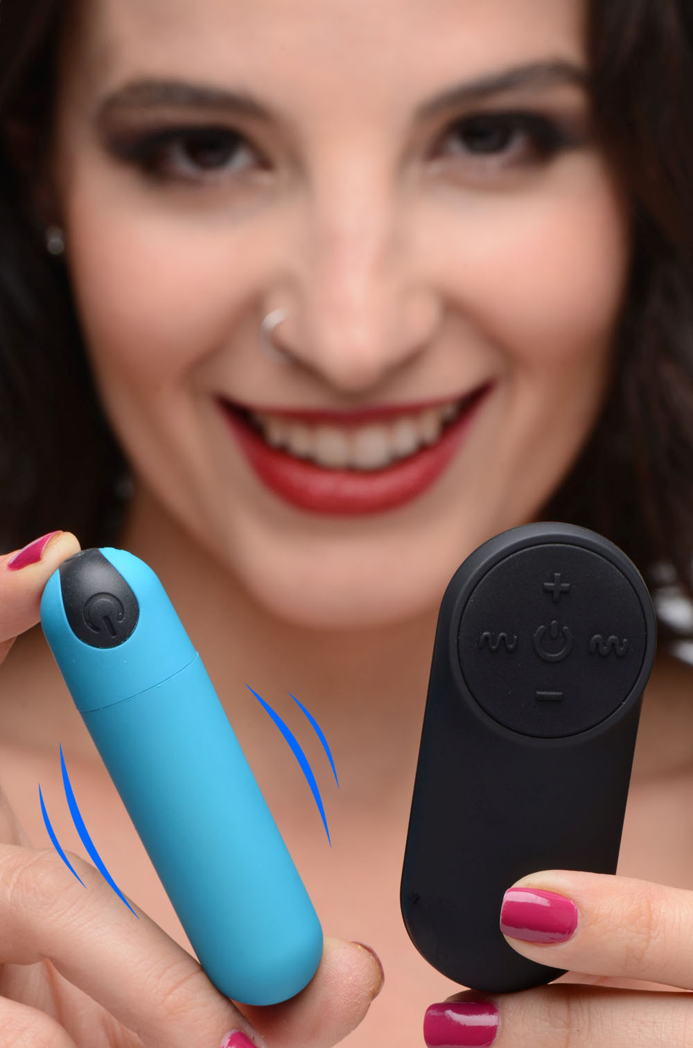 j85NVUTaBH31UBpSA5omPcCfF3uwWV5F Bang Vibrating Bullet With Remote Control - Blue - Image 1