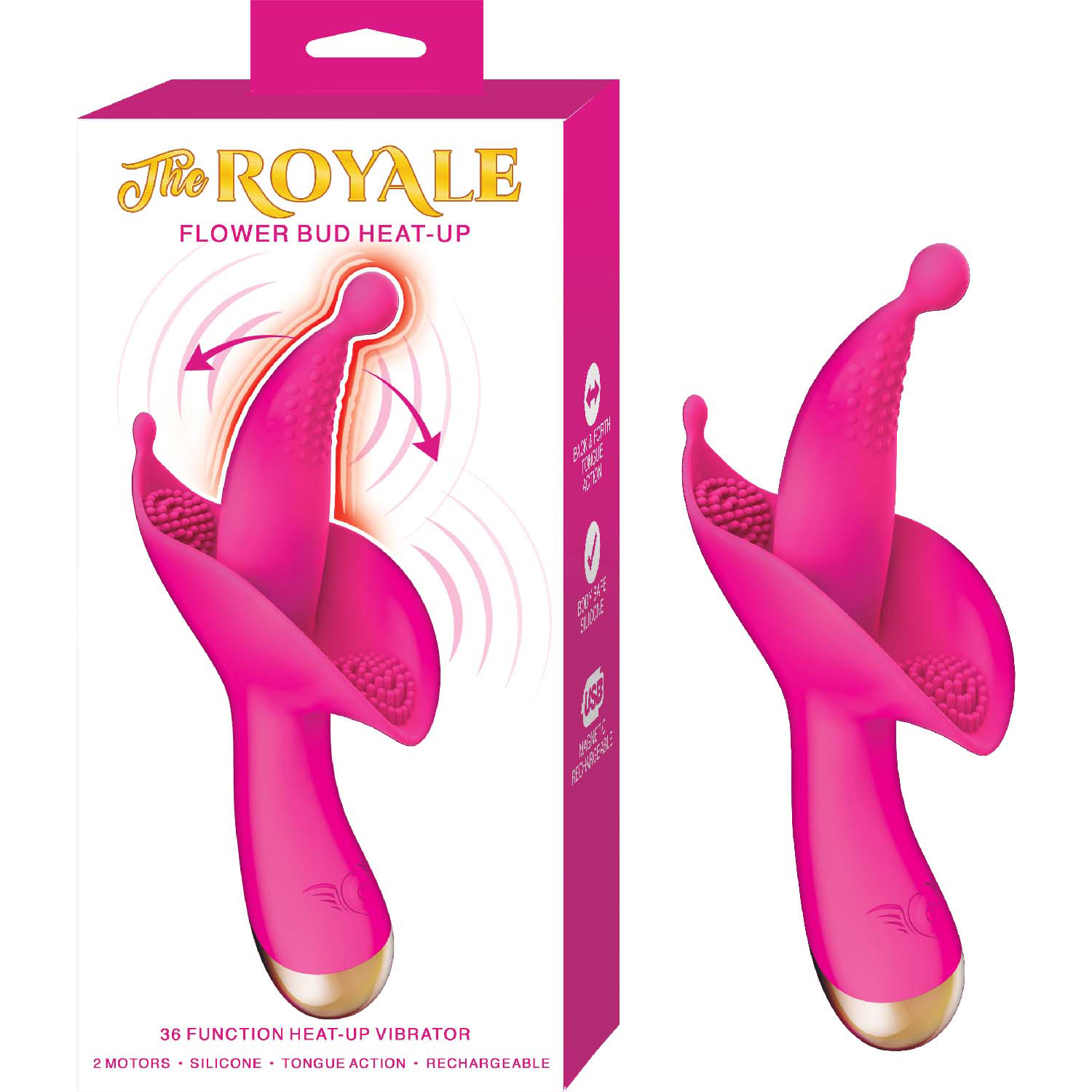 jAlhGWyS The Royale Flower Bud Heat Up - Pink - Image 1