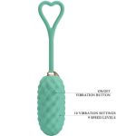 Vivian Remote Control Vibrating Egg - Turquoise - Image 2