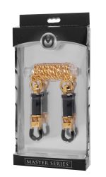 Deluxe Asjustable Nipple Clamps - Gold - Image 3