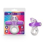 Play With Me  Bull Vibrating C-Ring - Purple - Image 5