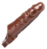 Really Ample Penis Enhancer Sheath - Brown - Image 3