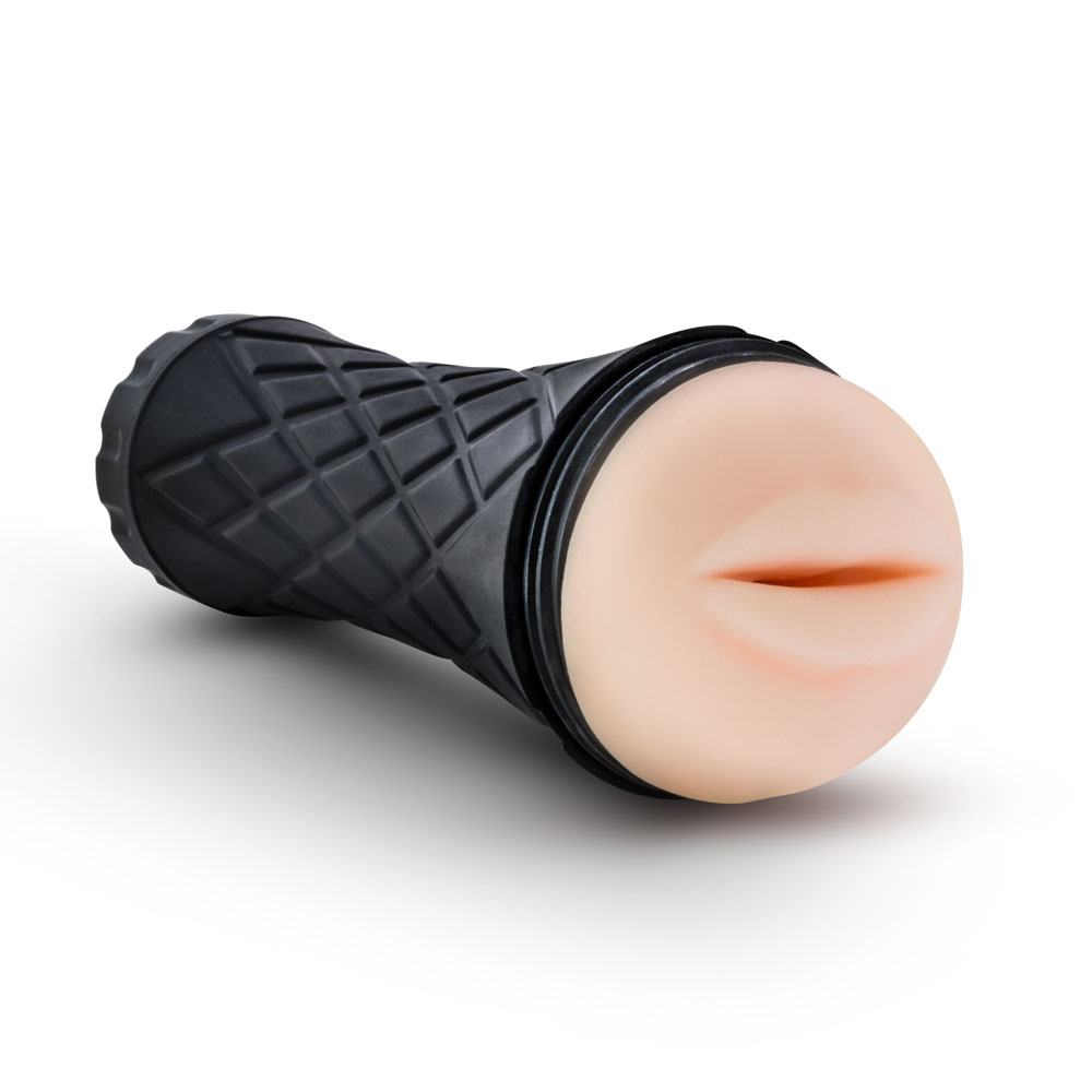 www.blushnovelties.com M for Men - the Torch - Luscious Lips - Vanilla - Image 1