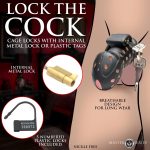 Lock Down Chastity Cage - Black - Image 2