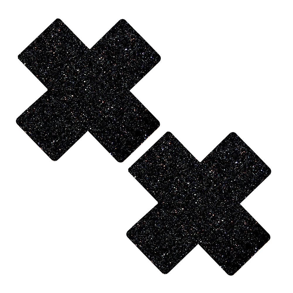 jpnizTeuPkzOrXzpWzcJ82ffsn5B24ke Black Malice Glitter X Factor Nipztix Pasties - Image 1