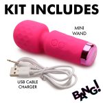 10x Mini Silicone Wand - Pink - Image 2