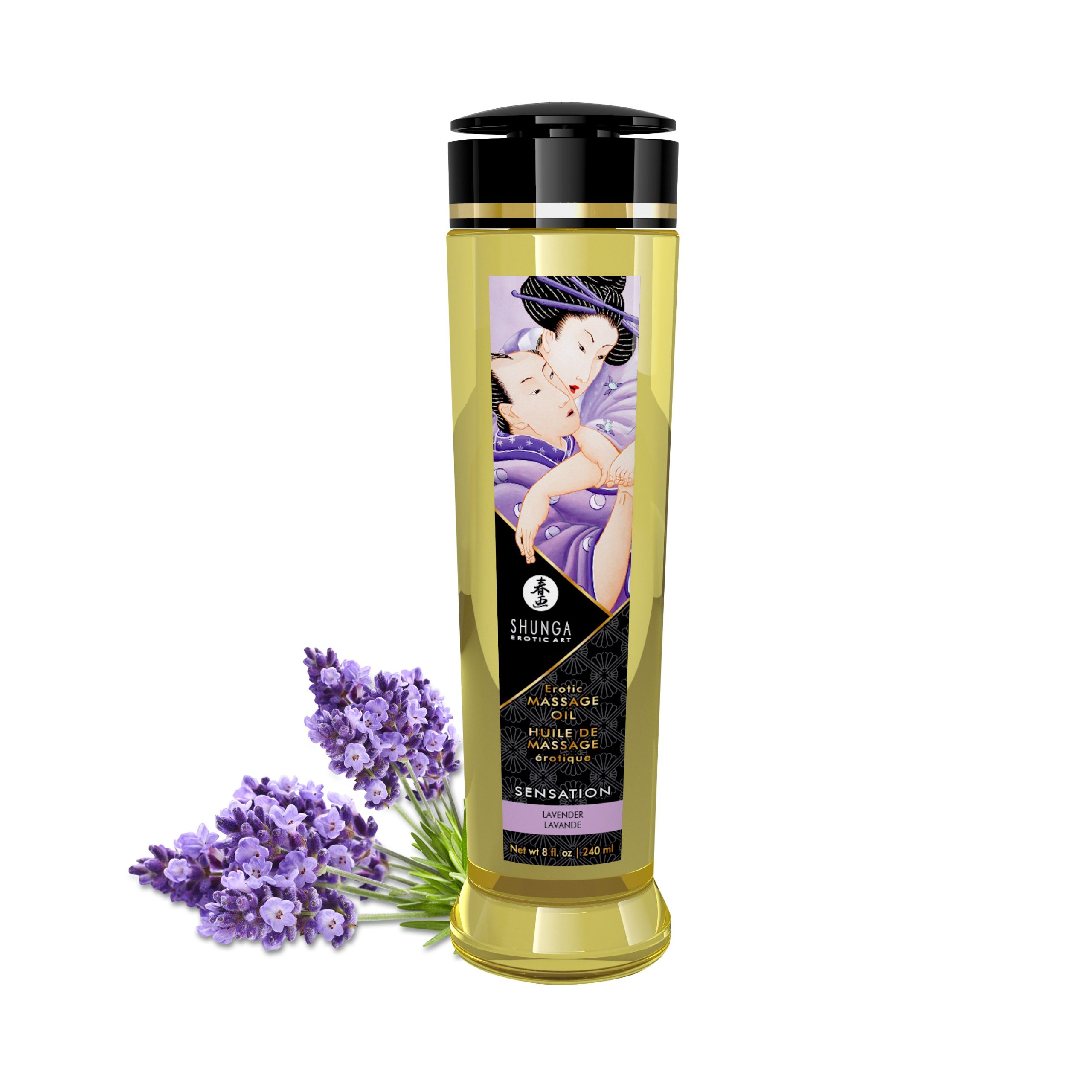 jrsJfWLHovS9OFudA2zlHhijJt0eOrrN Massage Oils - Sensation - 8 Fl. Oz. Lavender - Image 1