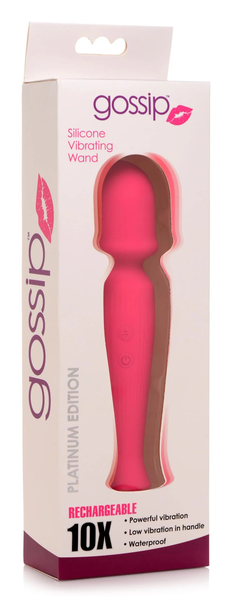 k1JpXqejbUE0vQ4mMliSThVedBXImR6A Silicone Wand Massager - Magenta - Image 1