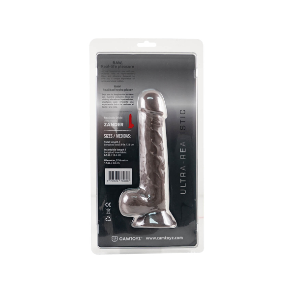 k7OcWAnj Raw Dildo Ultra Realistic Zander - Brown - Image 1