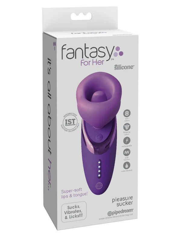 k9BIjqB0 Fantasy for Her Pleasure Sucker - Purple - Image 1