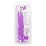 Size Queen 10 Inch - 25.5cm - Purple - Image 2