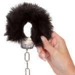 Ultra Fluffy Furry Cuffs - Black - Image 4