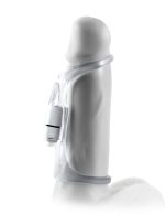 Fantasy X-Tensions Vibrating Cock Sling - Clear - Image 3