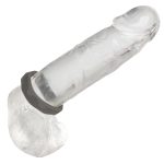 Alpha Liquid Silicone Prolong Prismatic Ring - Gray - Image 4