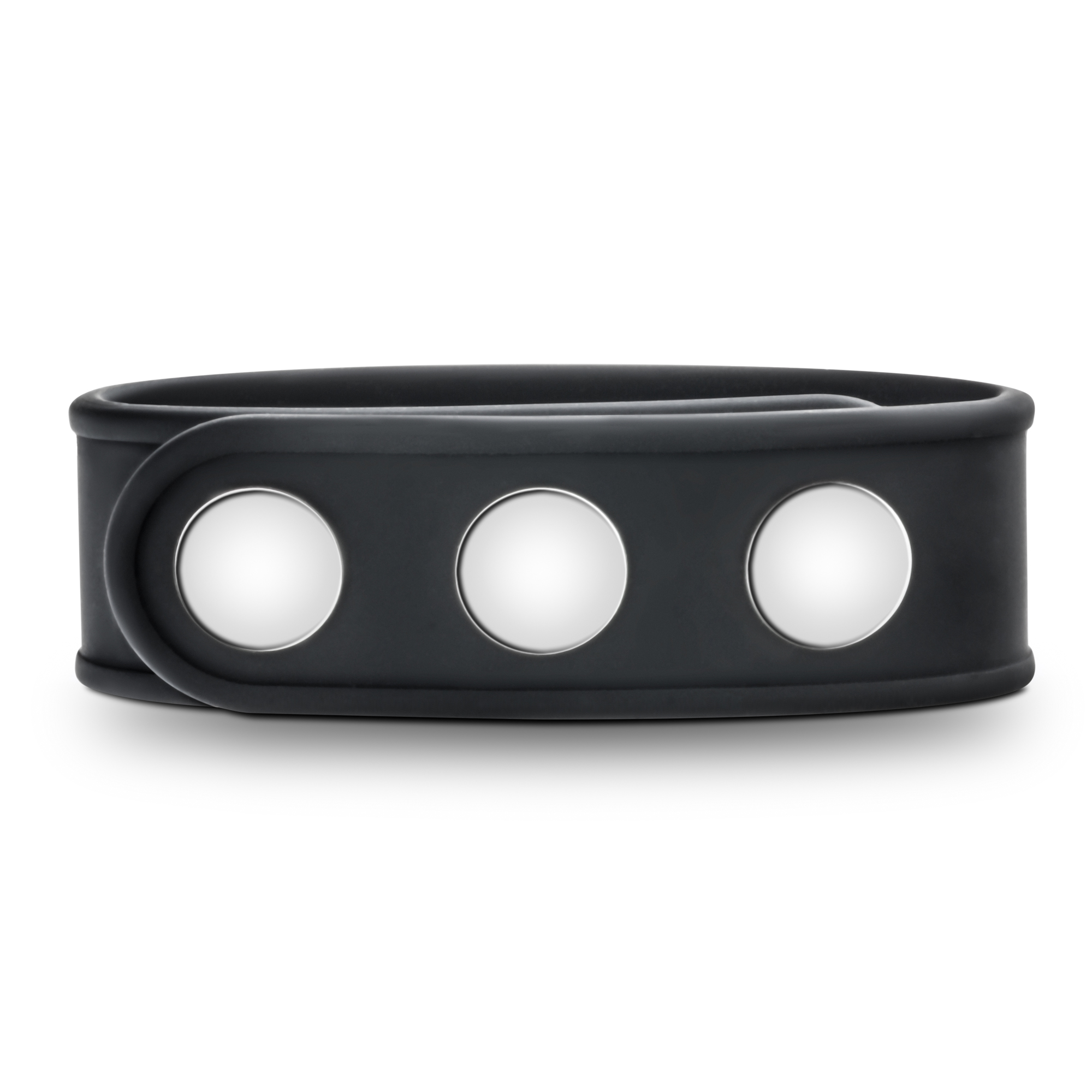 www.blushnovelties.com Performance - Vs5 - Silicone 3 - Snap Cock Strap - Black - Image 1
