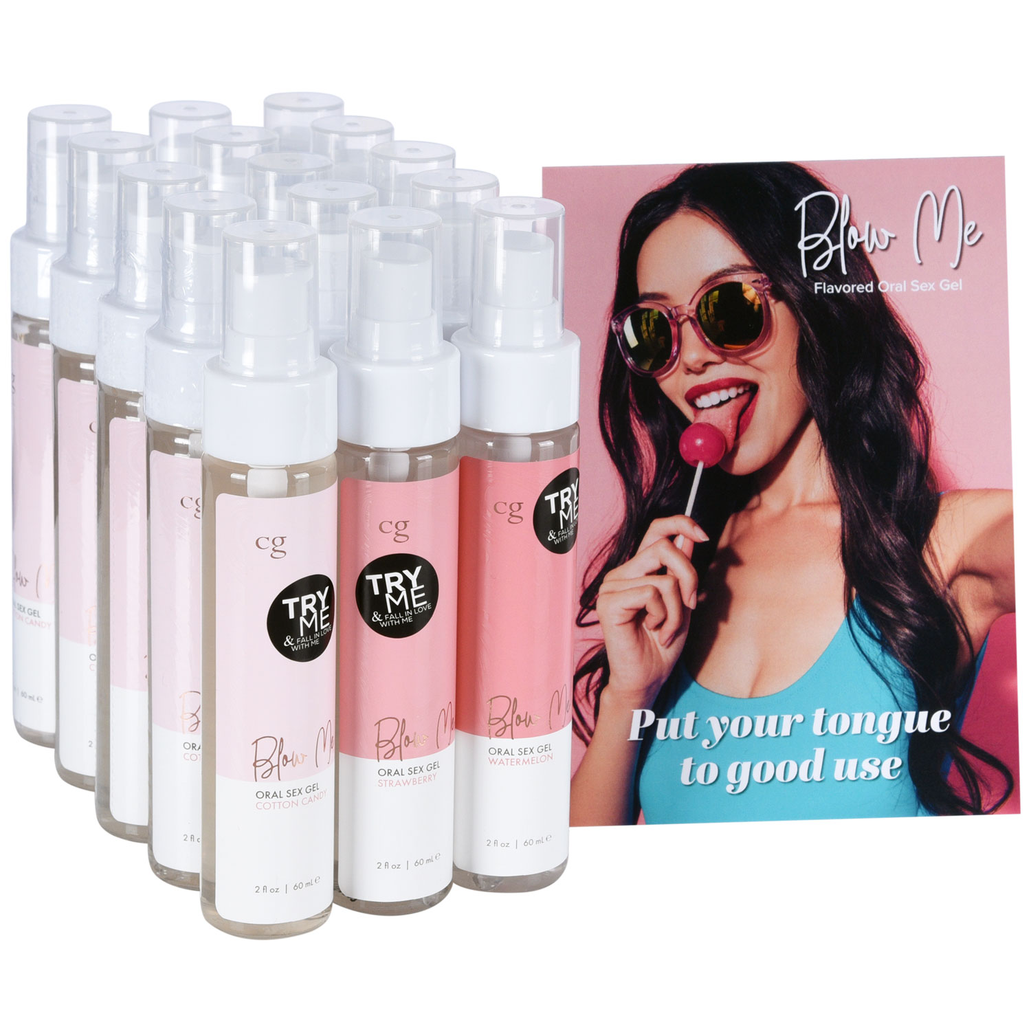 kZJHftUS Cgc Blow Me Oral Sex Gel Bundle With Testers - 16 Piece - Image 1