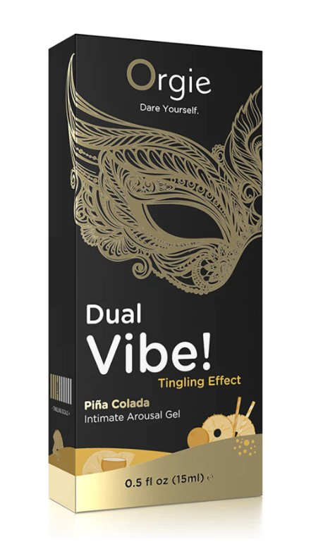 keUJvYpD Dual Vibe Pina Colada Kissable Liquid Vibrator - 15ml - Image 1