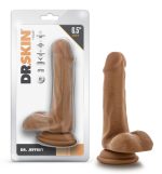Dr. Skin - Dr. Jeffrey - 6.5 Inch Dildo With Balls - Tan - Image 2
