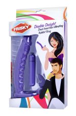 Double Delight Dual Insertion Vibrating Rabbit Cock Ring - Image 3