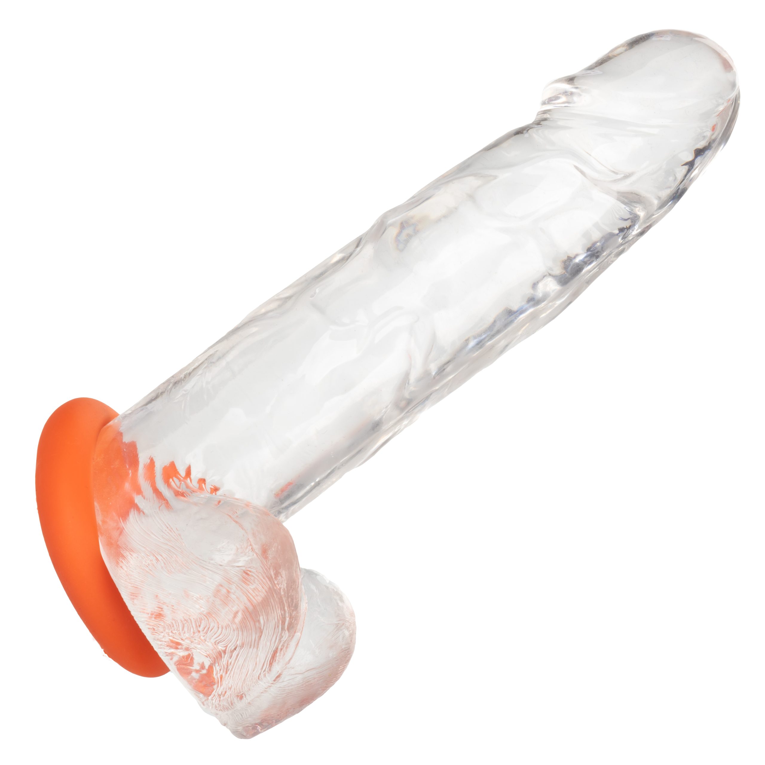 kvKVDZei88YBpWCoTLtxtcoJW2hWPx5w Alpha Liquid Silicone Prolong Large Ring - Orange - Image 1