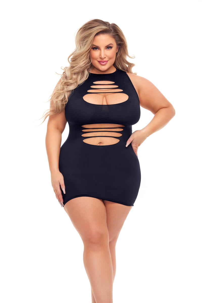 l6MKwjK18wYCOgivJpWQRRhi519r4pfV Can't Commit Dress - Queen Size - Black - Image 1