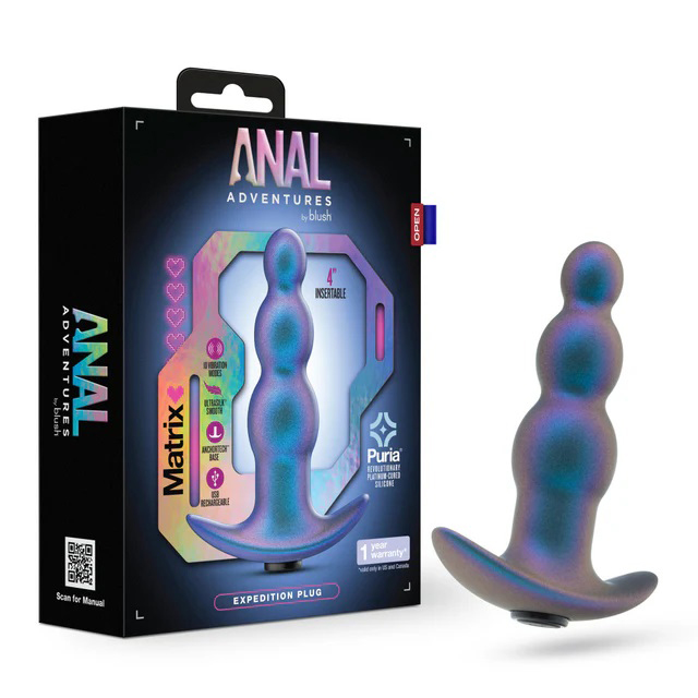 lEryefWW Anal Adventures Matrix - Expedition Plug - Lunar Blue - Image 1