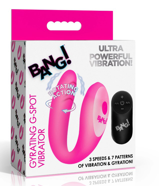 lUVA1B0k Gyrating G-Spot Vibrator - Pink - Image 1