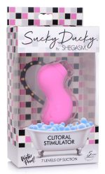 Sucky Ducky Silicone Clitoral Stimulator - Pink - Image 4