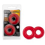 Stay Hard - Donut Rings Oversized - Red