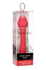 Bloomgasm - Sweet Heart Rose 5x Suction Rose and 10x Vibrator - Pink - Image 3