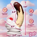 Chocolate Dipped Banana Split Premium Silicone Dildo - Image 2
