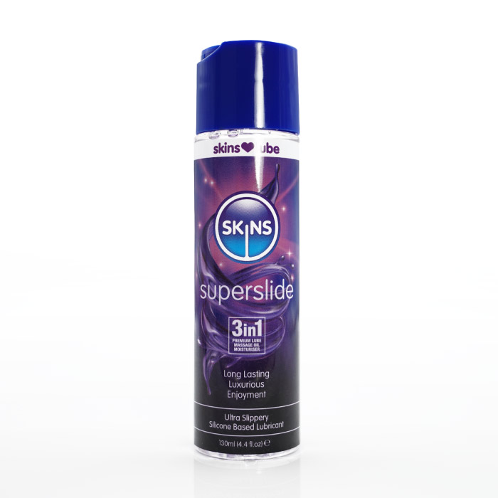 m2RduZeR Skins Super Slide Silicone Based 3 in 1 Lubricant 4.4oz - Image 1