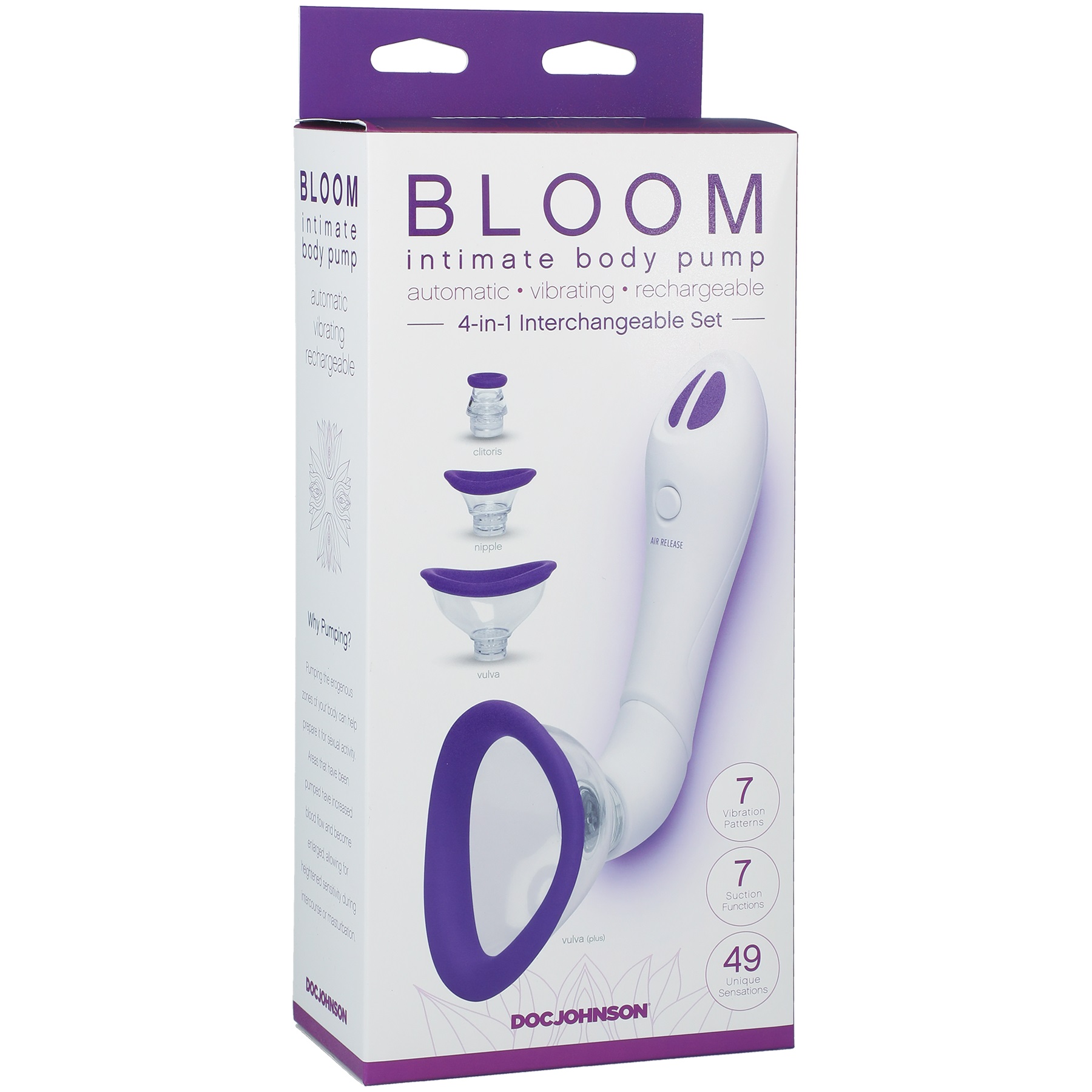 m89jxk5J0F4nMrLBlp66GzvzRQQMyRUY Bloom - Intimate Body Pump - Automatic - Vibrating - Rechargeable - Image 1